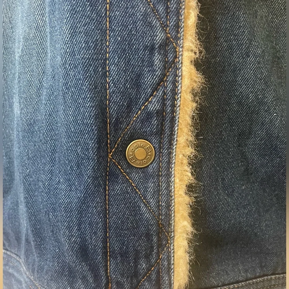 XL Quilted Denim Jacket - Picture 2 of 14